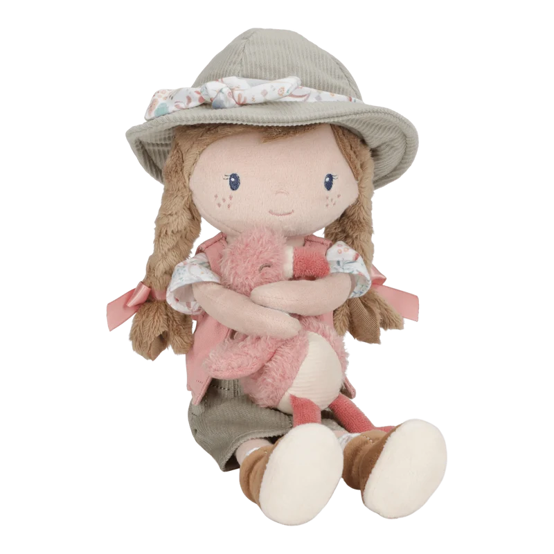 Rosa Exploradora Muñeca Blandita Safari · Little Dutch