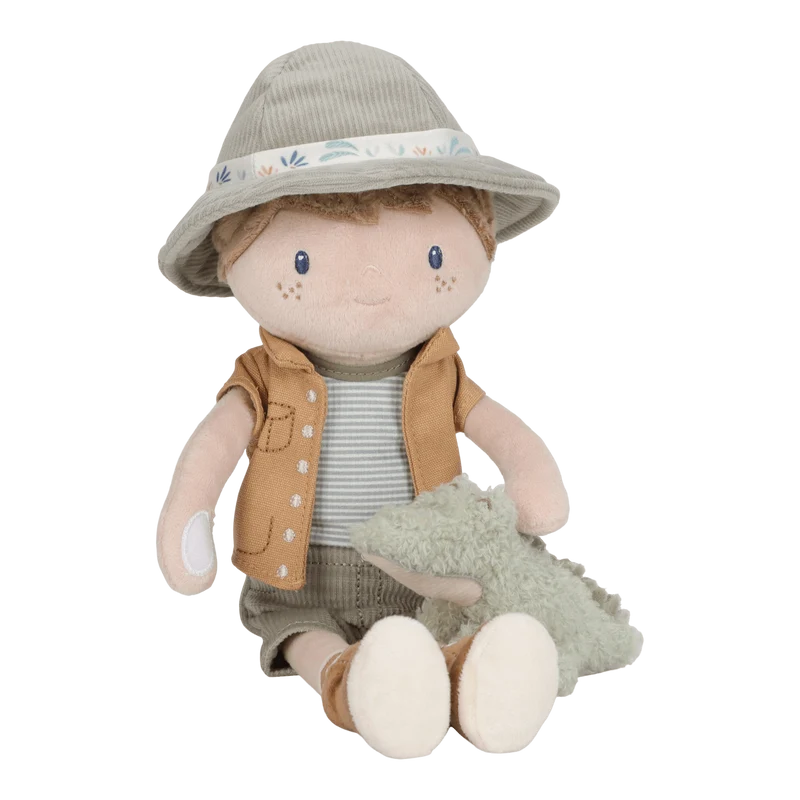Jim Explorador Muñeco Blandito Safari · Little Dutch