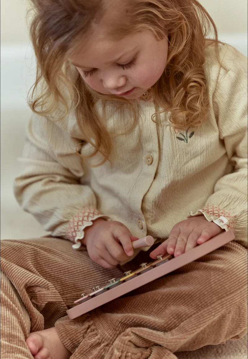 Set musical rosa Safari Friends · Little Dutch
