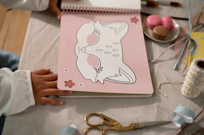 Libro de recortar y pintar máscaras · Little Dutch