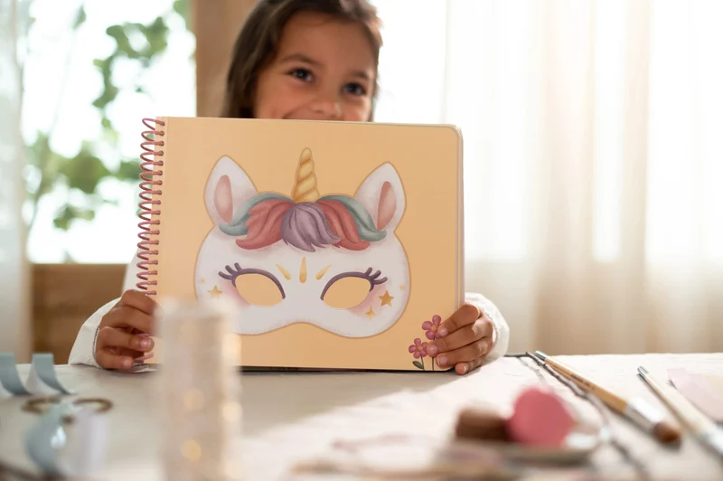 Libro de recortar y pintar máscaras · Little Dutch