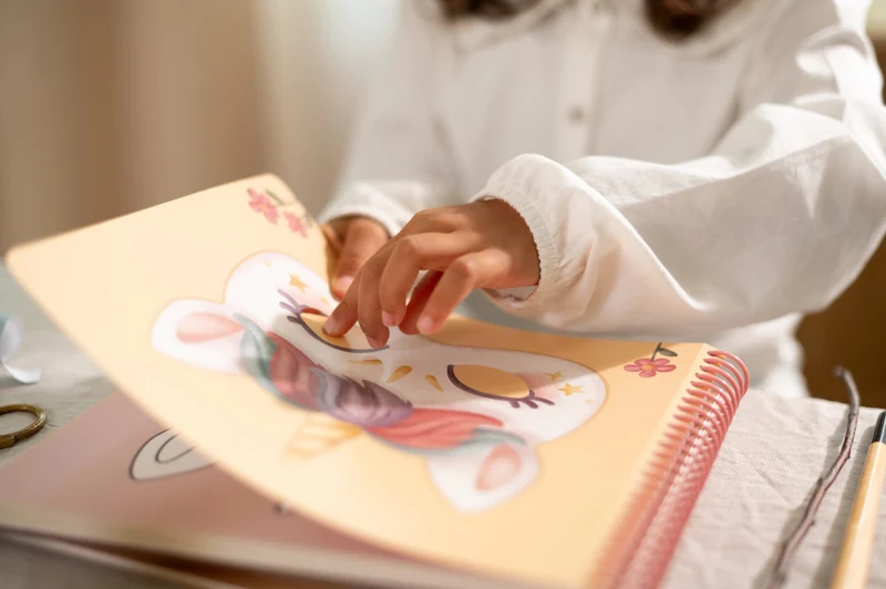 Libro de recortar y pintar máscaras · Little Dutch