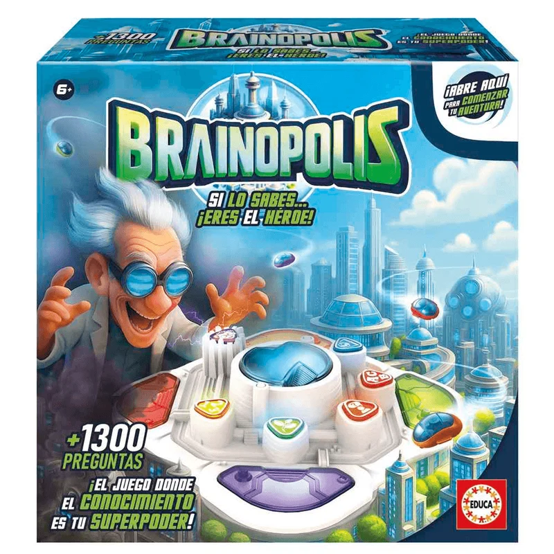 Brainopolis Juego de Preguntas y Conocimientos de Educa