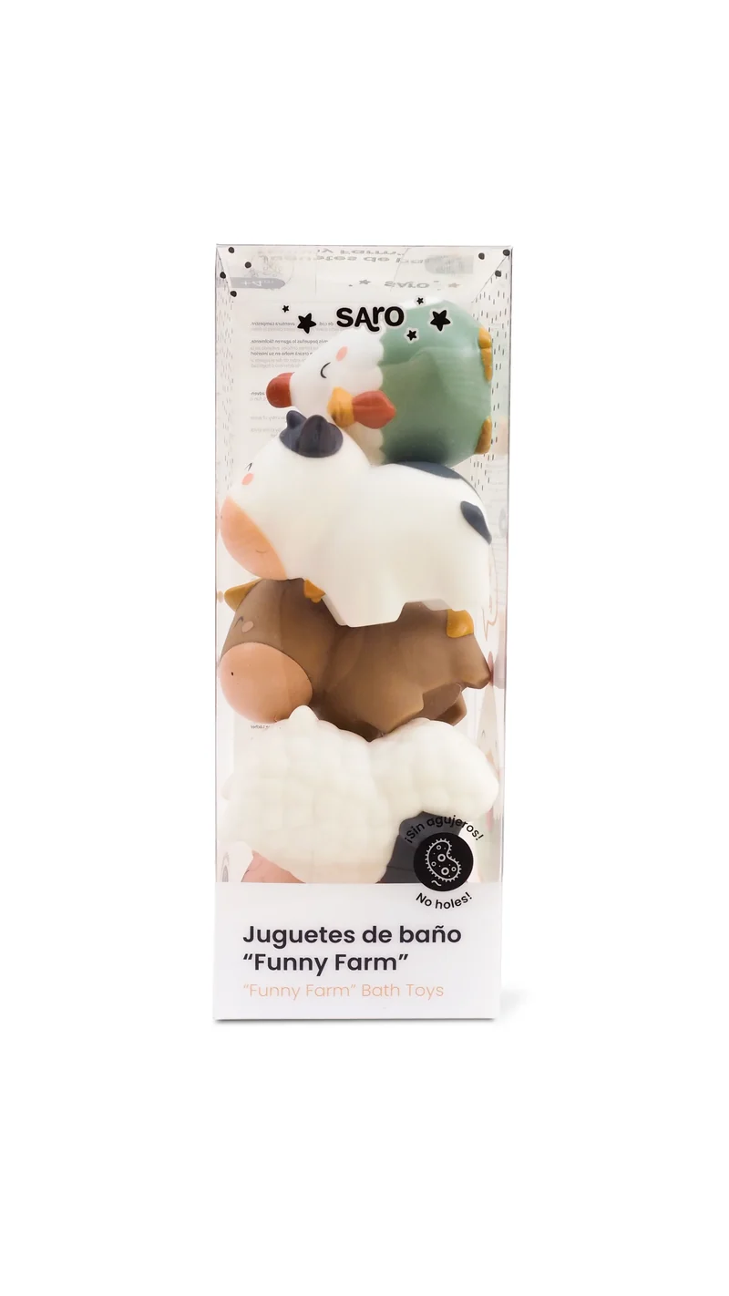Set de juguetes de baño Funny Farm · Saro