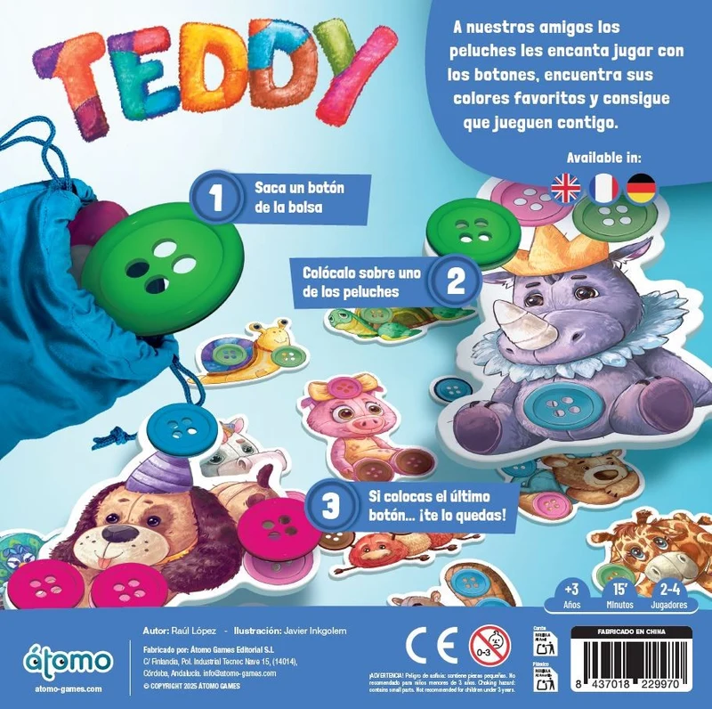 Teddy · Átomo