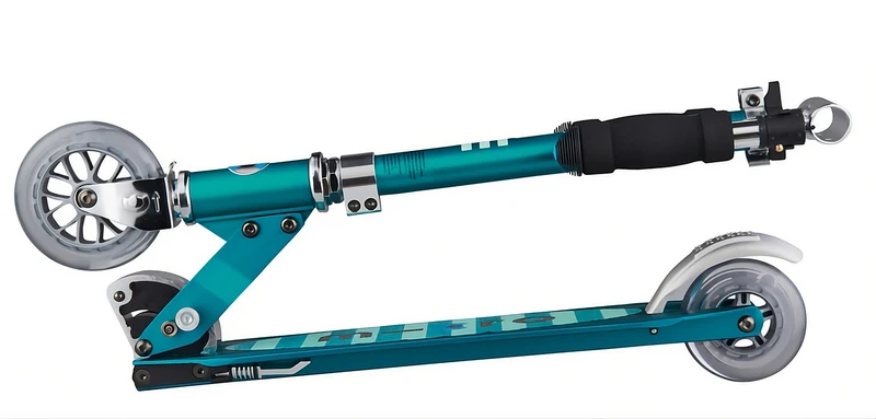 Patinete Sprite LED · Aqua Stripe