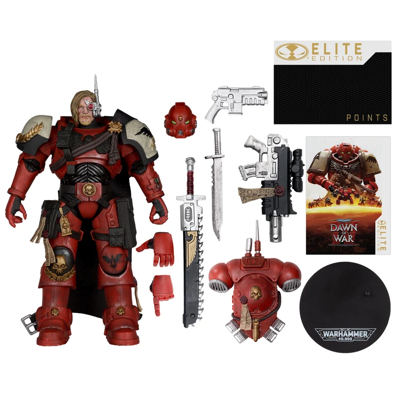 Mcfarlane Elite Edition: Warhammer Dawn Of War 4 - Captain Cyrus In Phobos Armor 7 Pulgadas
