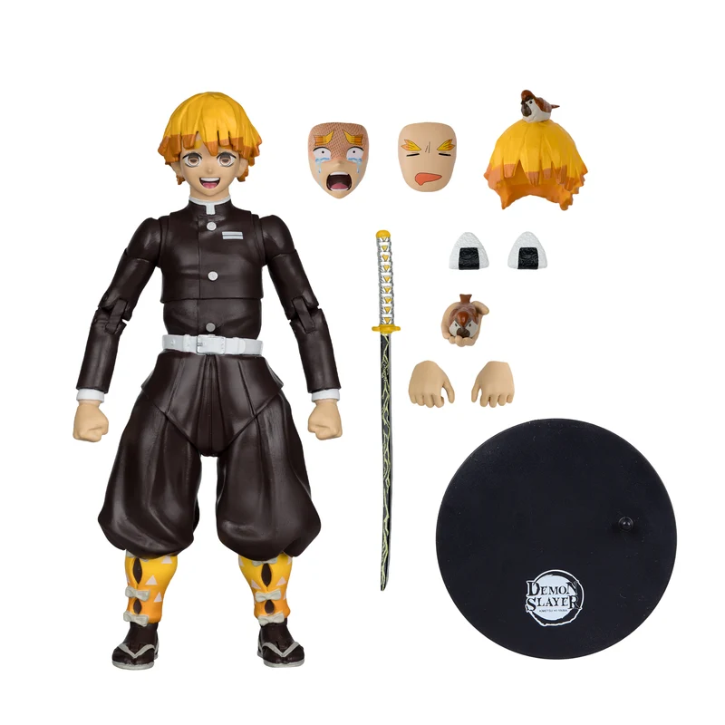Mcfarlane Demon Slayer Season 2: Zenitsu Agatsuma Con Chuntaro 7 Pulgadas
