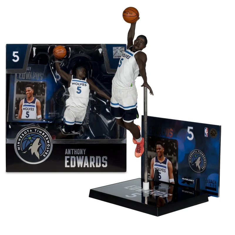 Mcfarlane NBA Posed Figures: Minnesota Timberwolves - Anthony Edwards