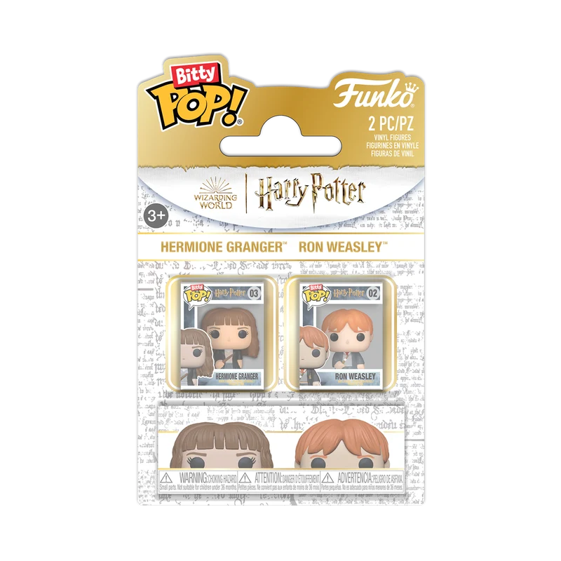 Funko Bitty Pop: Harry Potter - Ron y Hermione 2 Pack