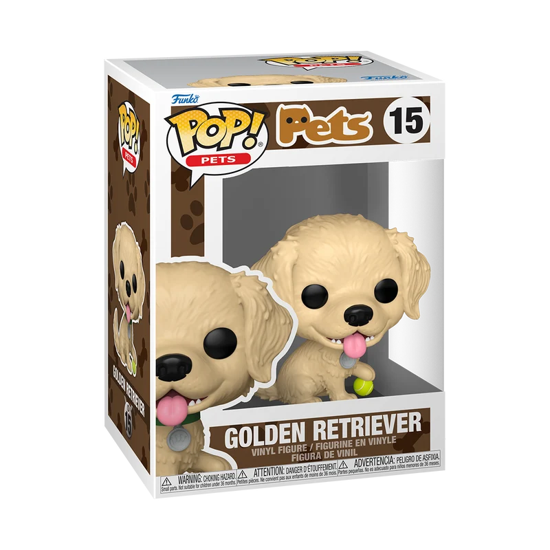 Funko Pop Pets: Mascotas - Golden Retriever