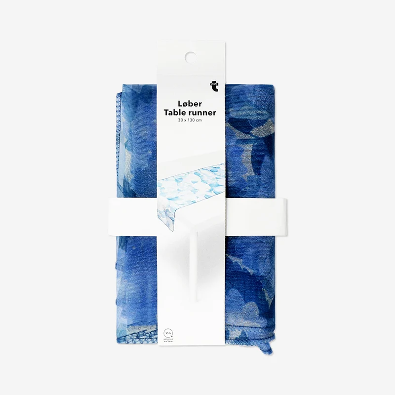 Hydrangea table runner - 30x130 cm