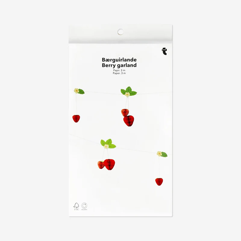 Honeycomb berry garland - 300 cm