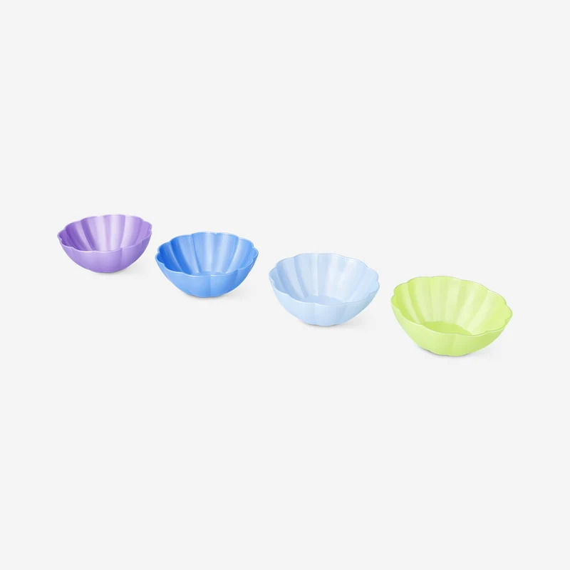 Pearlescent bowls - 4 pcs