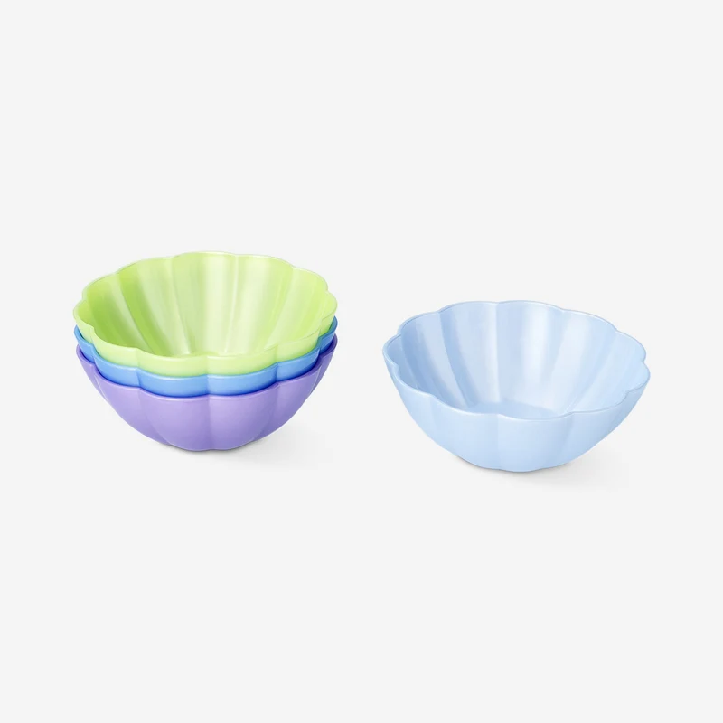 Pearlescent bowls - 4 pcs