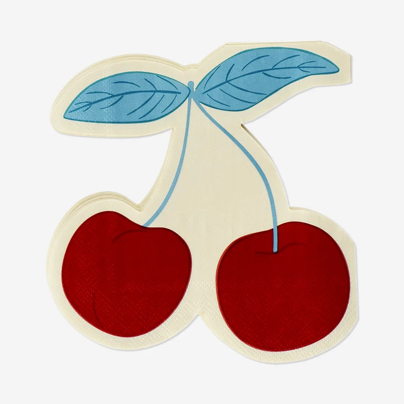 Cherry napkins - 16 pcs