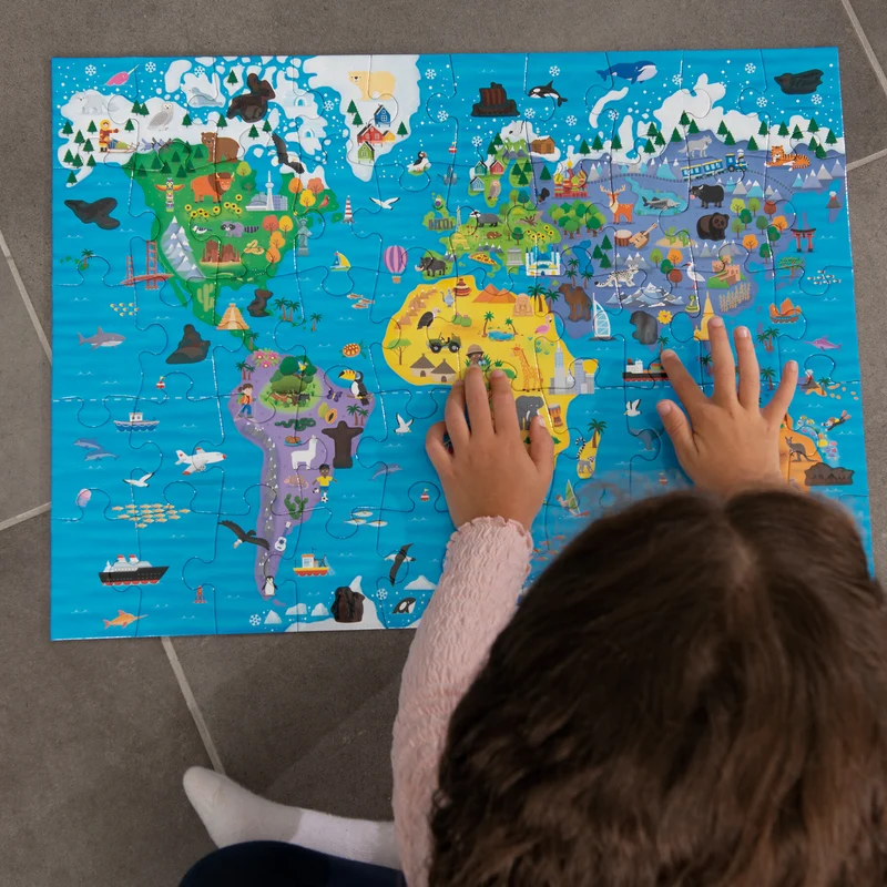 Magic Puzzle: World Map