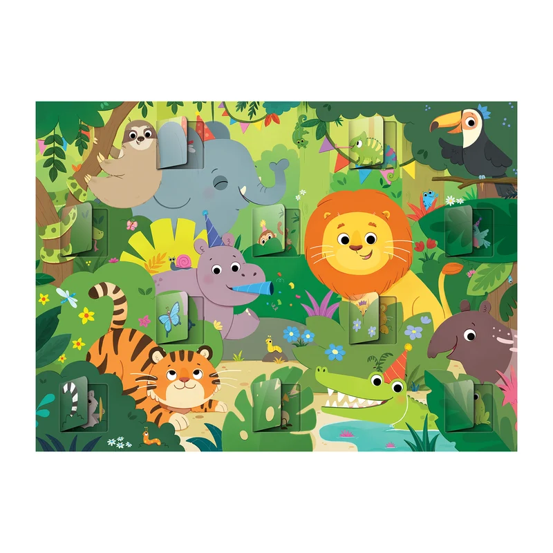 Who's Hiding? Puzzle: Jungle Jamboree