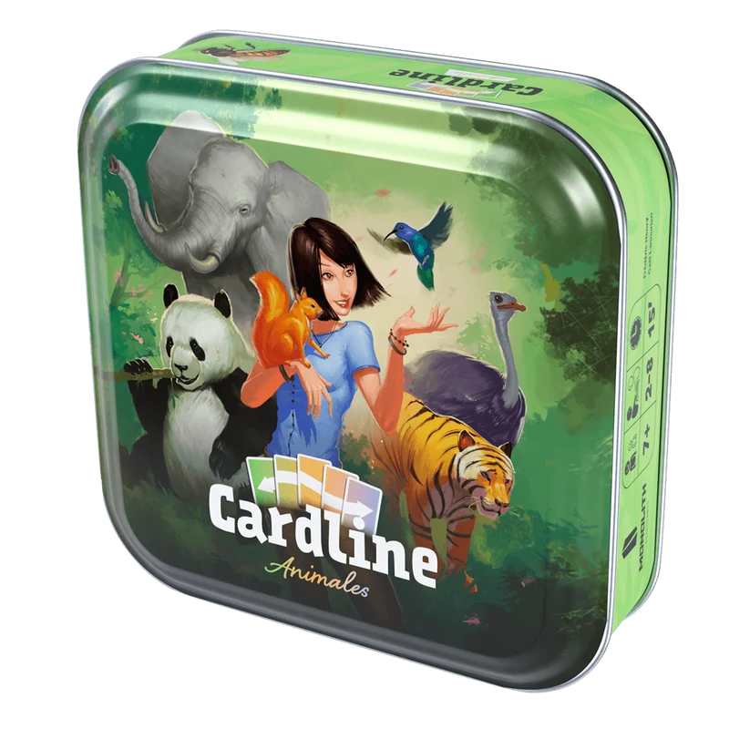 Cardline Animales - Juego de mesa - Monolith - 2-8 jugadores - 7+ años - 15 min