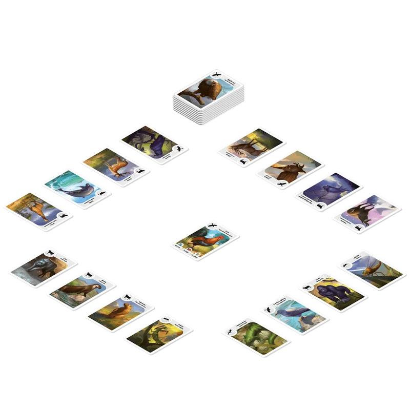 Cardline Animales - Juego de mesa - Monolith - 2-8 jugadores - 7+ años - 15 min