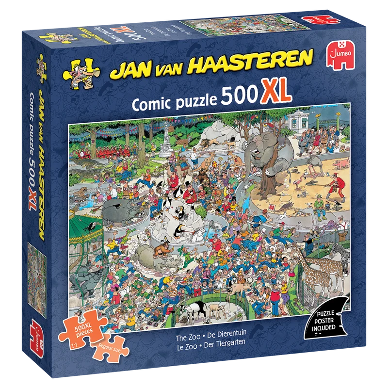 Jan van Haasteren 500XL - The Zoo (500 pieces)