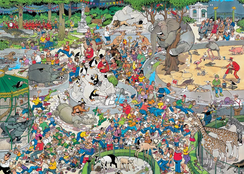Jan van Haasteren 500XL - The Zoo (500 pieces)