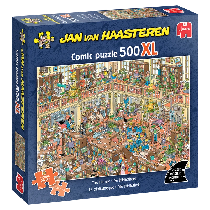 Jan van Haasteren 500XL - The Library (500 pieces)