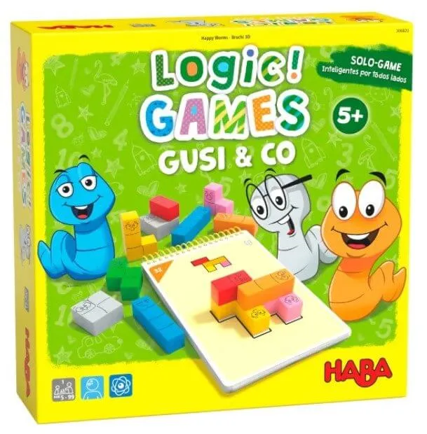 Logic! GAMES Gusi & Co - Juego de mesa - Haba - 1 jugador - 5+ años - 10 min