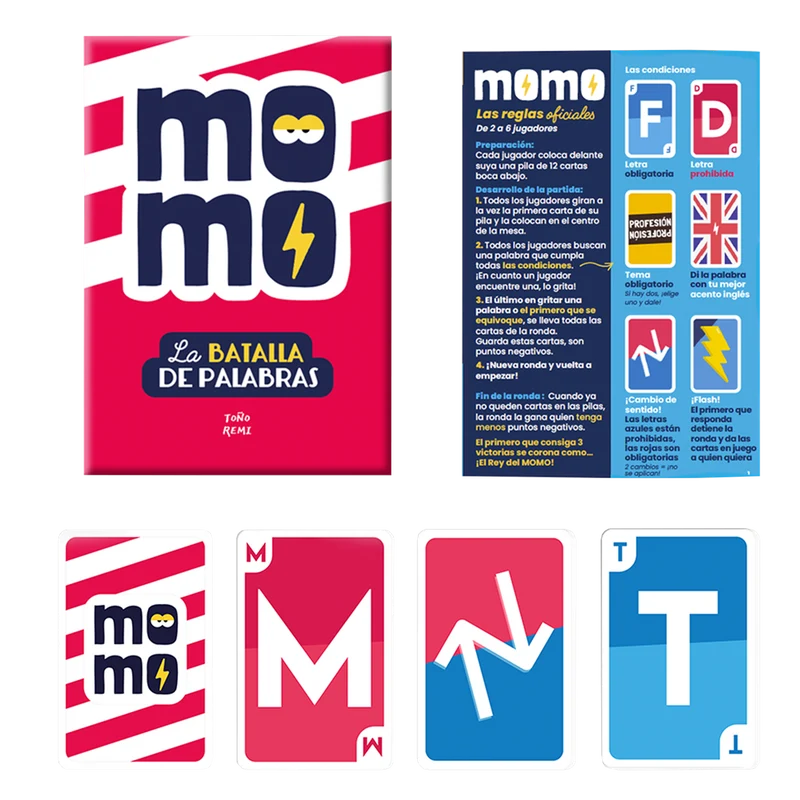 Momo - Juego de mesa - ATM Gaming - 2-6 jugadores - 8+ años - 15 min