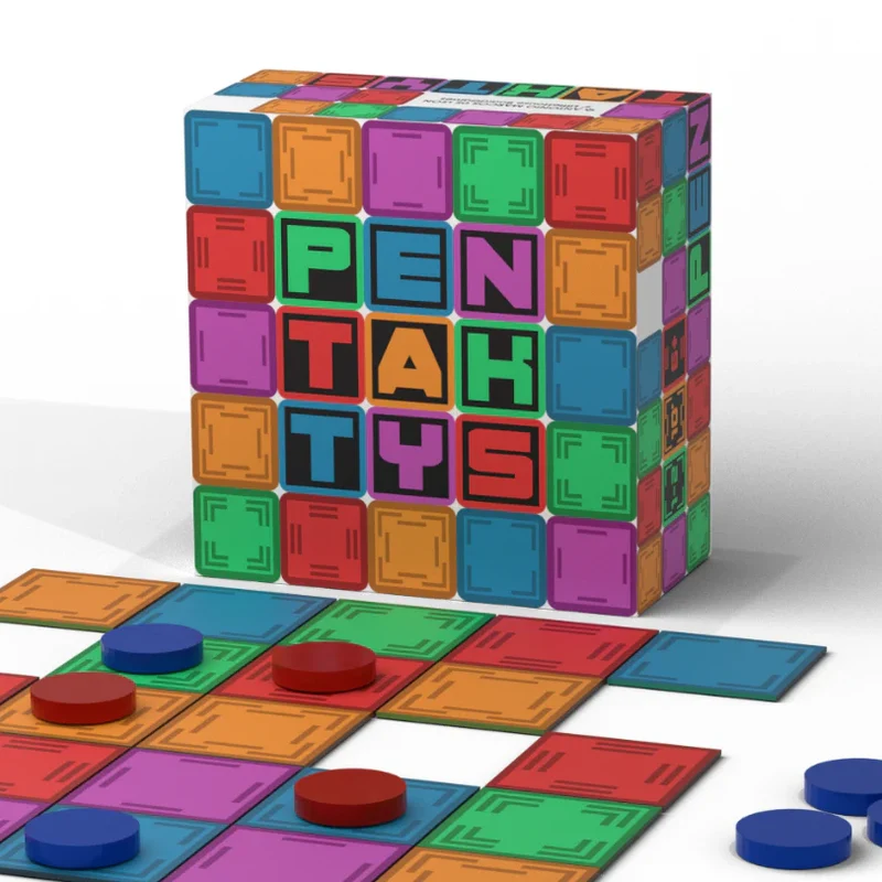 Pentaktys - Juego de mesa - Little House Board Games - 1-2 jugadores - 6+ años - 15 min