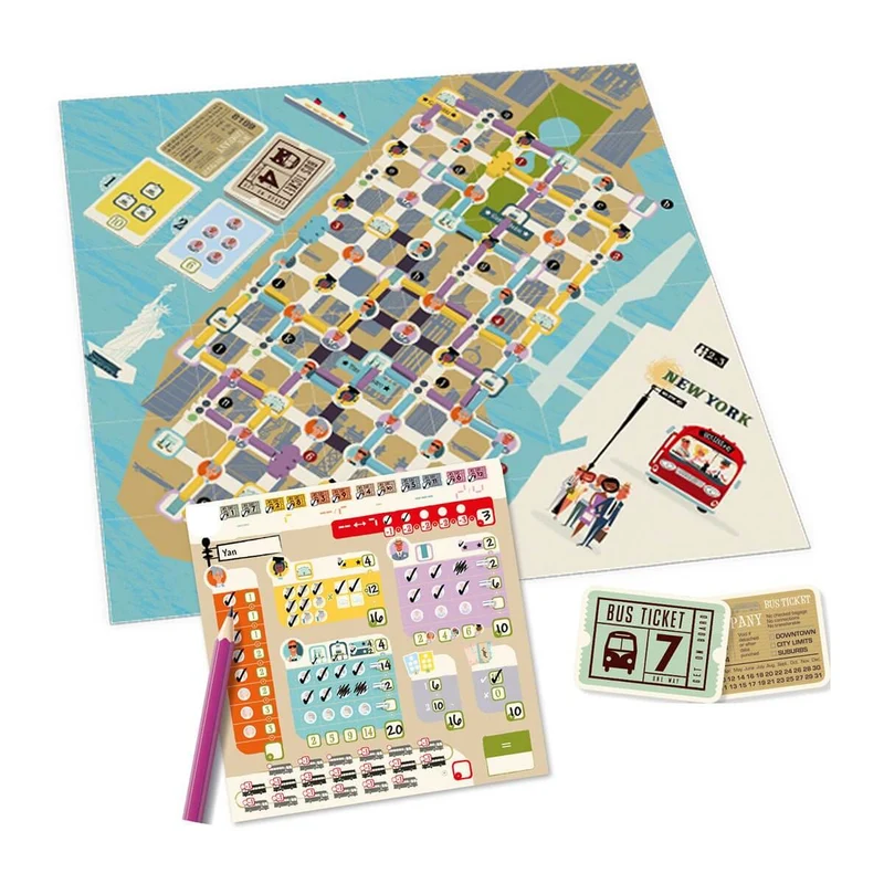 Get on Board New York London en castellano KM0 - Juego de mesa - Devir - 2-5 jugadores - 8+ años - 30 min