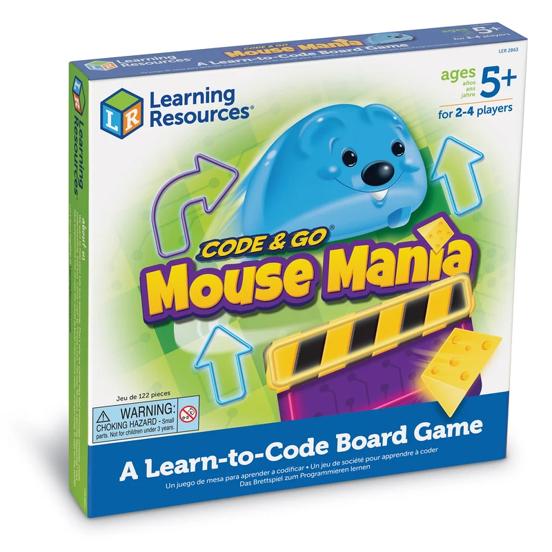 Code & Go® Robot Mouse Mania Board Game Juego de Mesa | Learning Resources