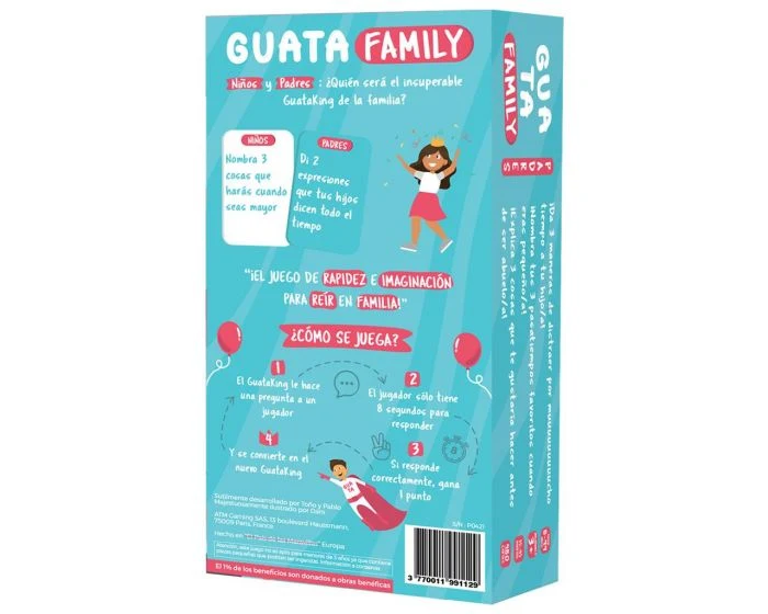 Guatafamily - Juego de mesa - ATM Gaming - 3-12 jugadores - 8+ años - 15-45 min