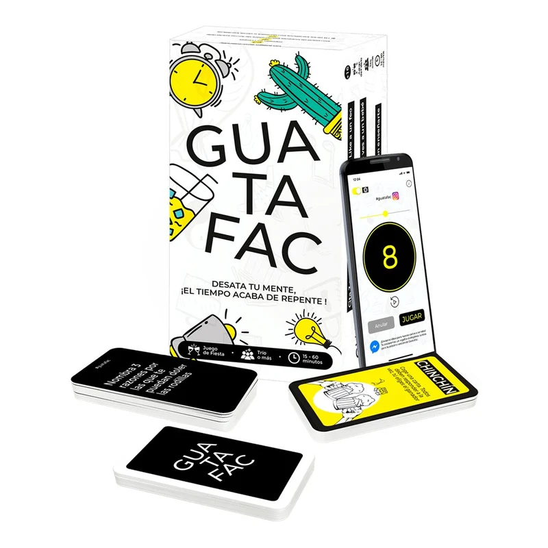 Guatafac - Juego de mesa - ATM Gaming - 3-12 jugadores - 16+ años - 15-60 min