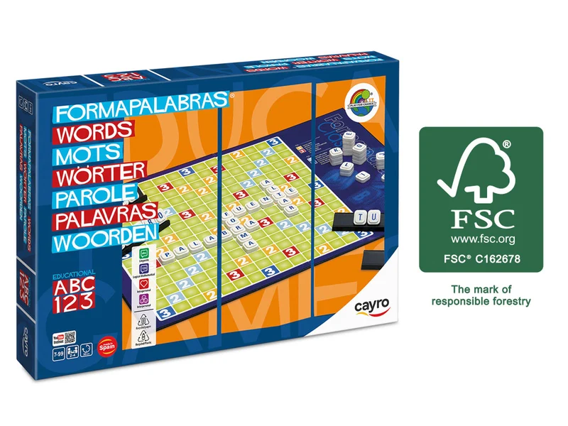 FORMAPALABRAS - Juego de mesa - Cayro - 2-4 jugadores - 7+ años - 30 min