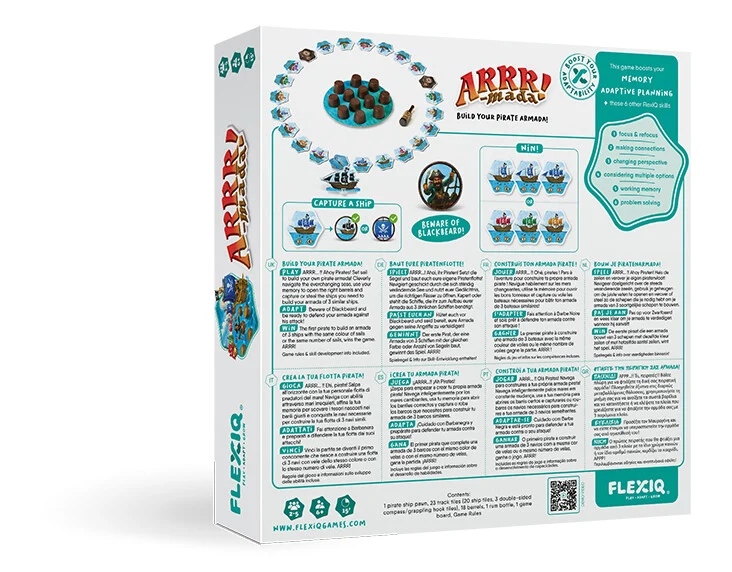 Arrr Mada - Juego de mesa - FlexiQ - 2-5 jugadores - 6+ años - 15 min