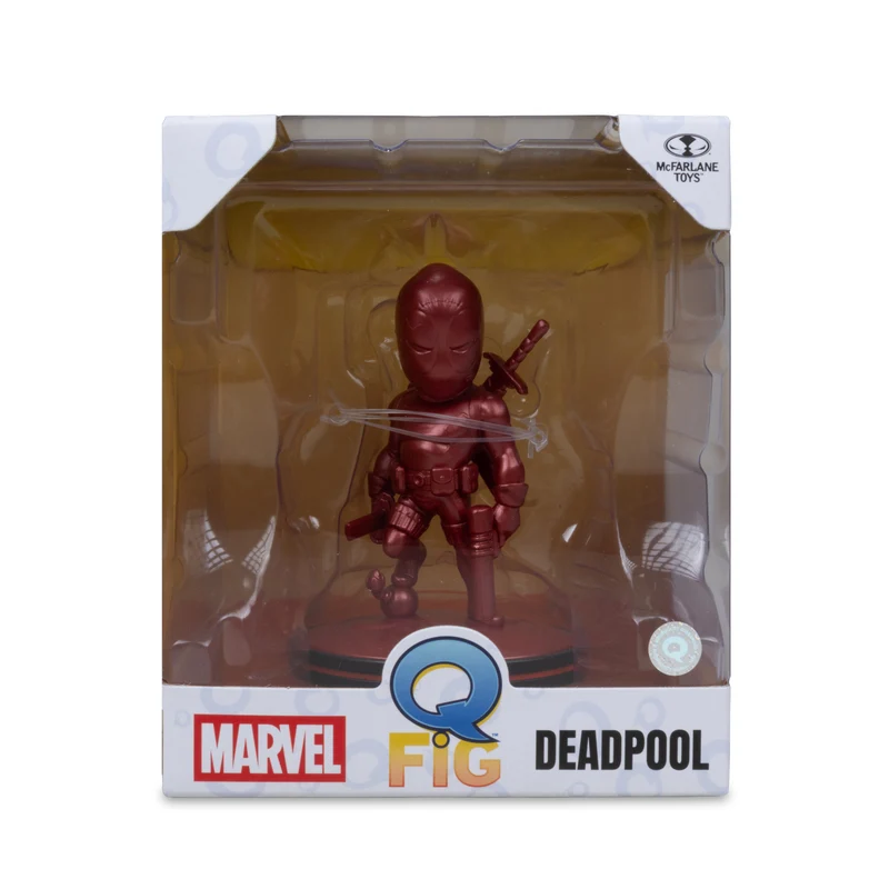 Mcfarlane Q-Fig Collectible: Marvel Wave 1 - Deadpool Metallic