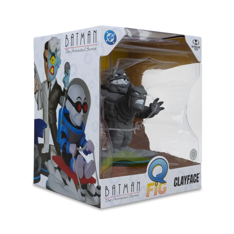 Mcfarlane Q-Fig Collectible: Dc Batman La Serie Animada Wave 1 - Clayface Noir