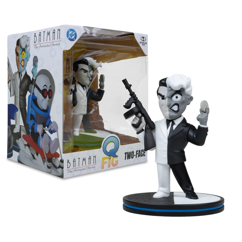 Mcfarlane Q-Fig Collectible: Dc Batman La Serie Animada Wave 1 - Two Face Noir