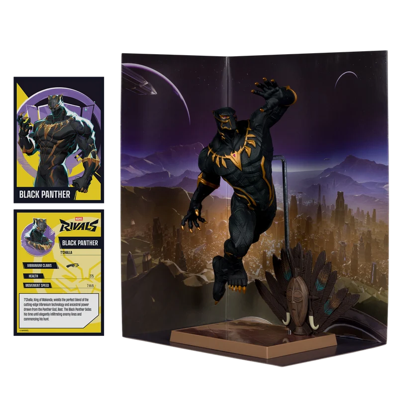 Mcfarlane Marvel Rivals Collection: Black Panther Escala 1/6