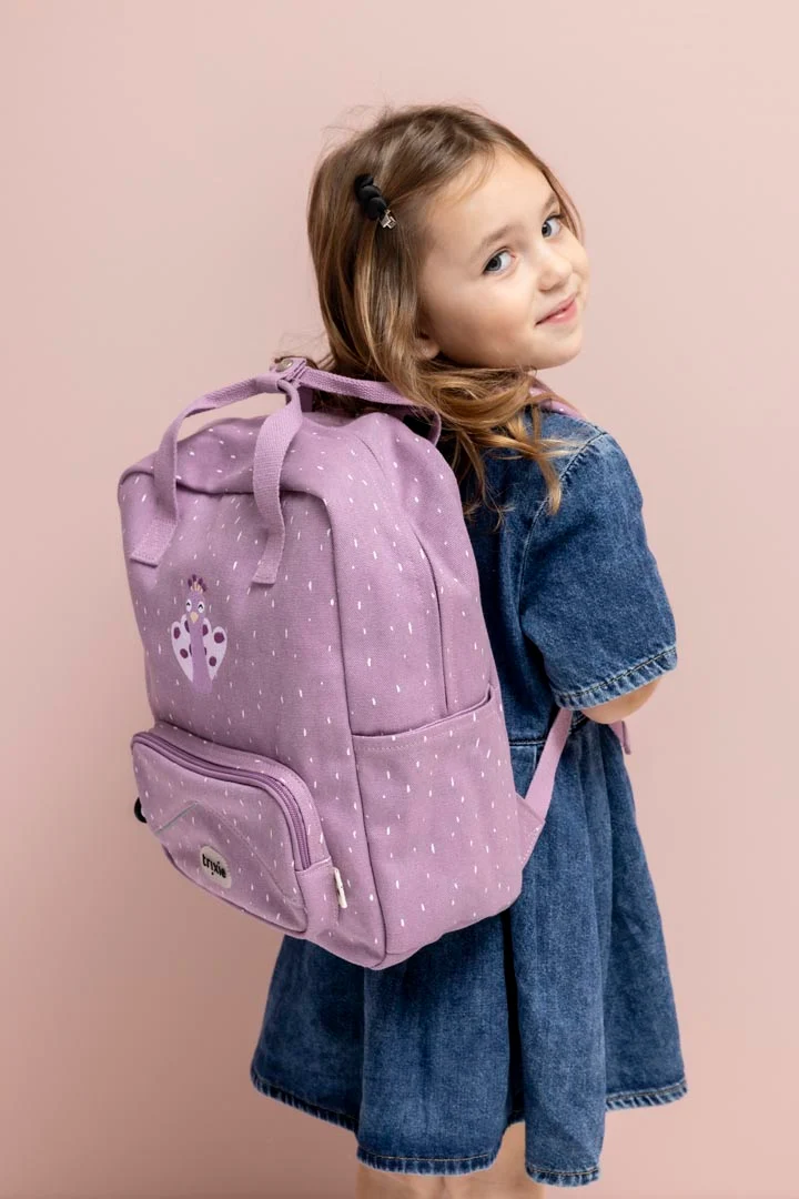 Mochila Grande Mrs. Peacock · Trixie