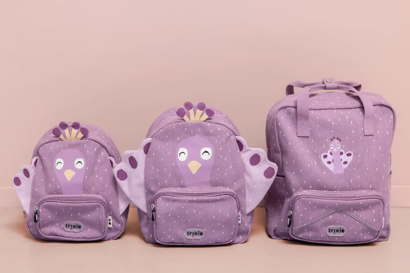 Mochila Grande Mrs. Peacock · Trixie