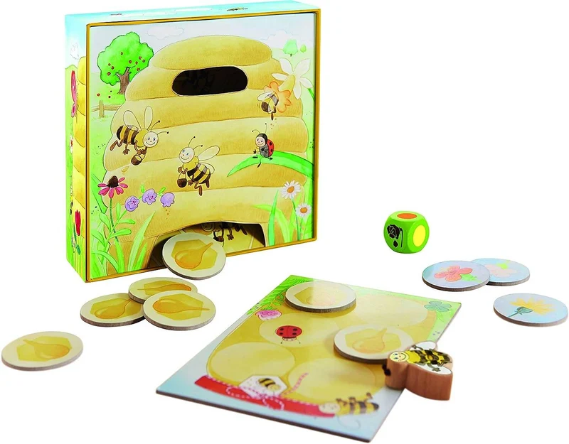 La abeja Adela - Juego de mesa - Haba - 1-4 jugadores - 2+ años - 5-10 min