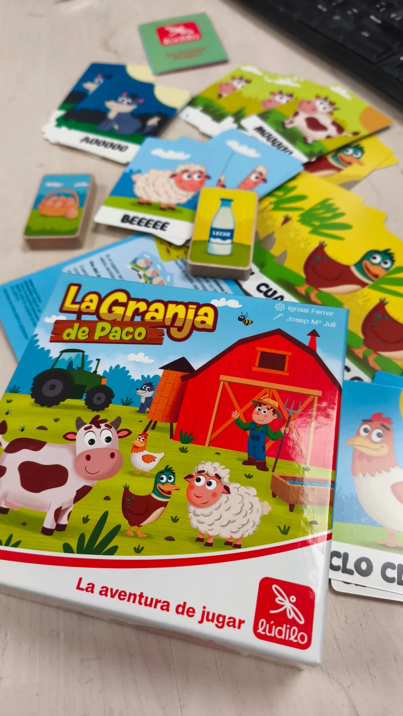 La Granja de Paco - Juego de mesa - Ludilo - 2-4 jugadores - 4+ años - 15 min