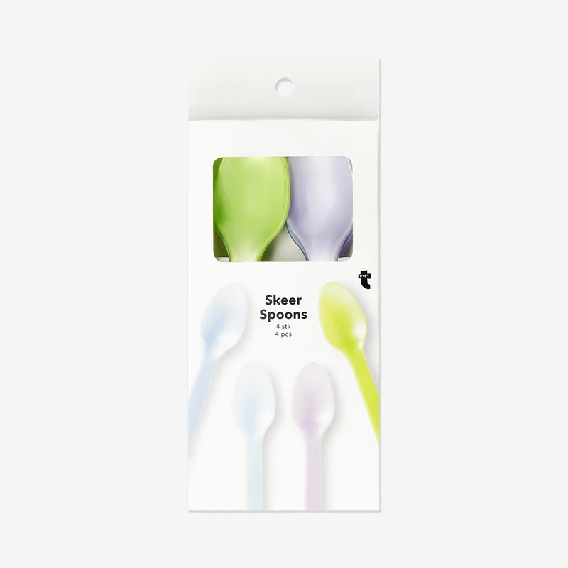 Pearlescent spoons - 4 pcs