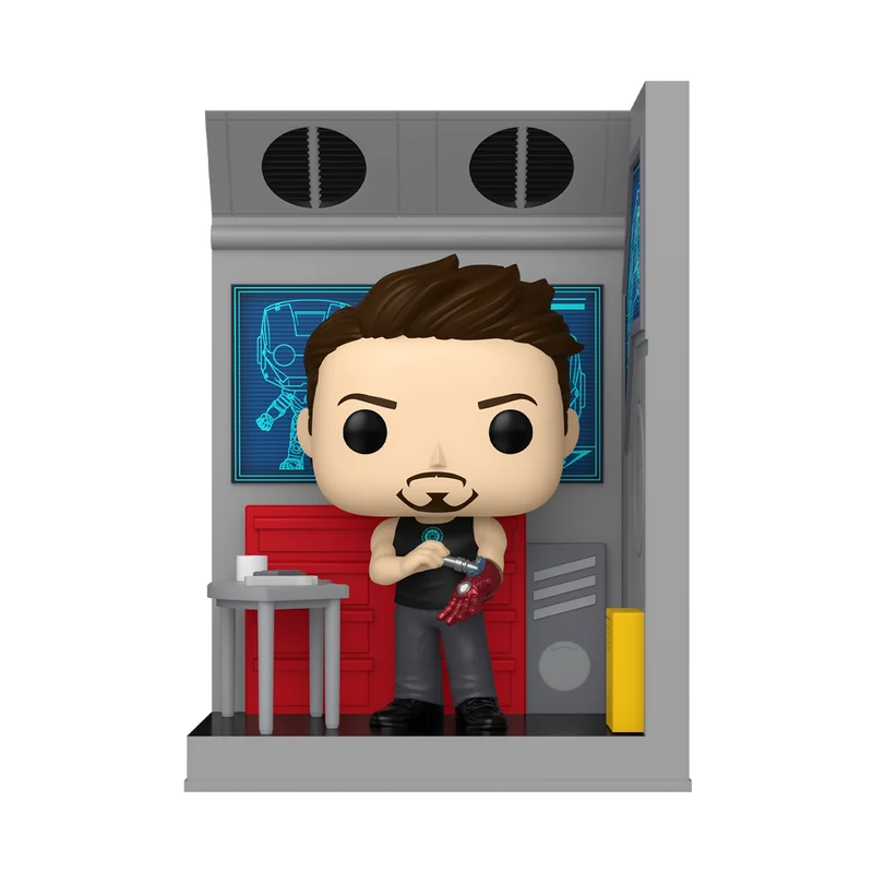 Funko Pop Nooks: Marvel - Taller de Tony Stark Separador De Libro