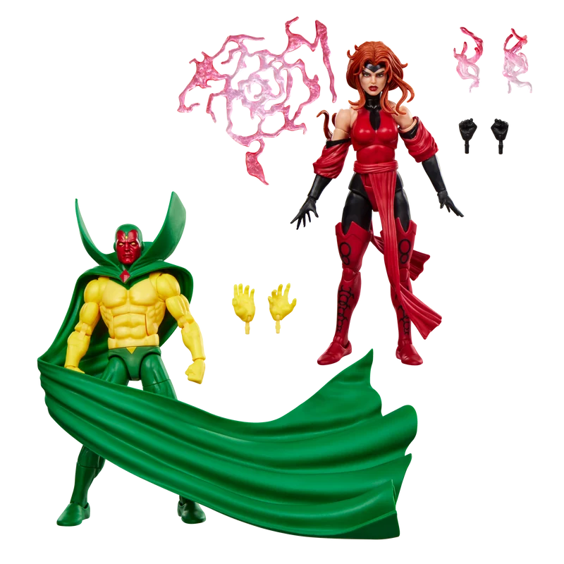 Marvel Legends Series: Comics Avengers The Crossing - Black Vision Y Bruja Escarlata 2 Pack