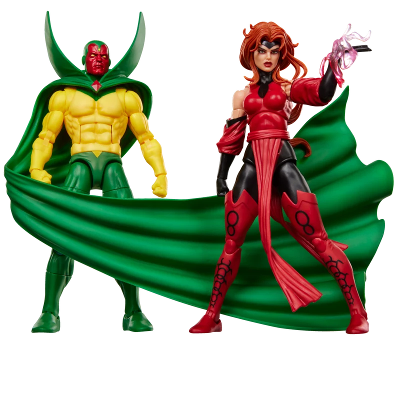 Marvel Legends Series: Comics Avengers The Crossing - Black Vision Y Bruja Escarlata 2 Pack