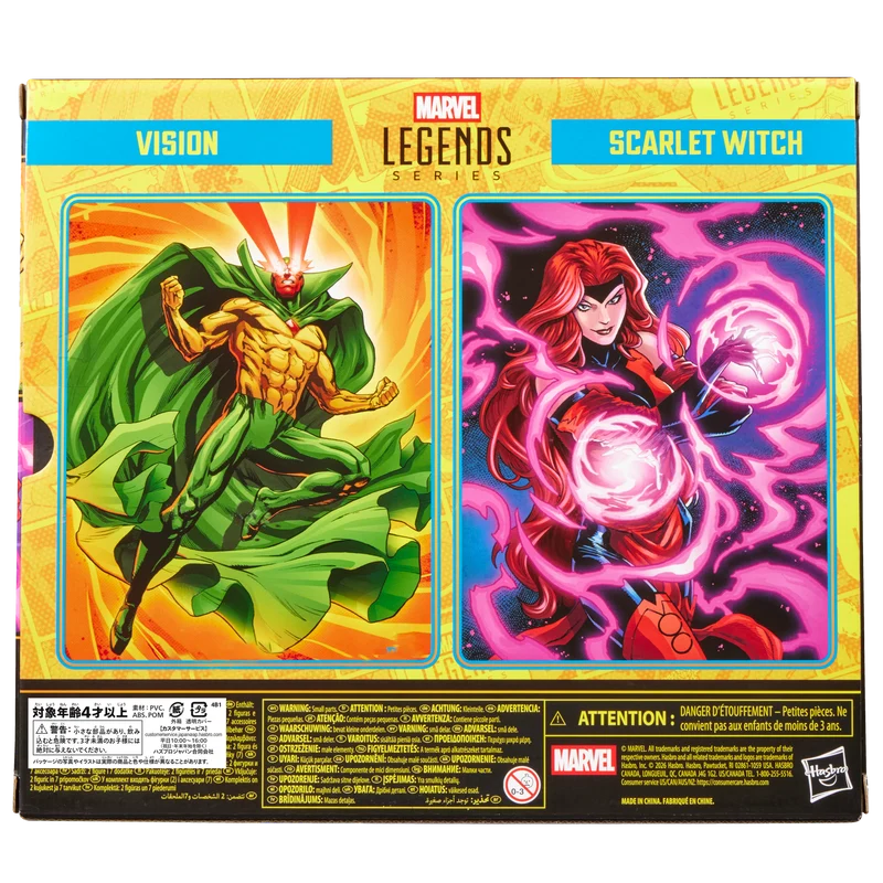 Marvel Legends Series: Comics Avengers The Crossing - Black Vision Y Bruja Escarlata 2 Pack