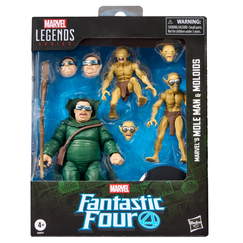 Marvel Legends Series: Comics Los 4 Fantasticos - Hombre Topo Y Topoides 3 Pack